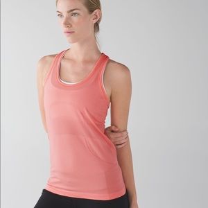 Lululemon coral swiftly tank size 6 sold out